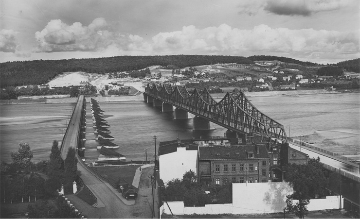 Przeprawy mostowe we Włocławku 1937