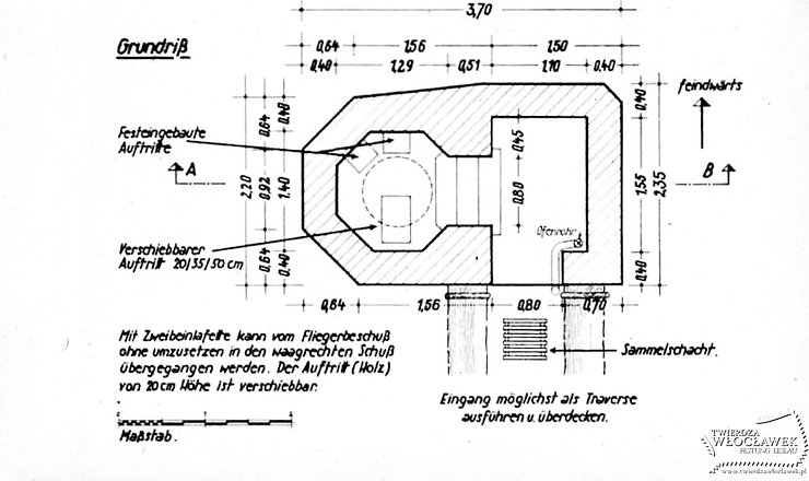 Schemat schronu Ringstand 58c
