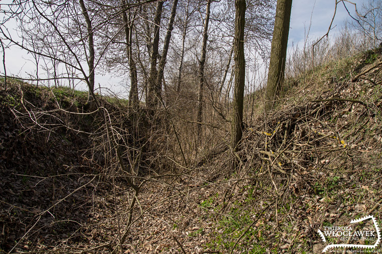 Pozostałości rowu przeciwczołgowego